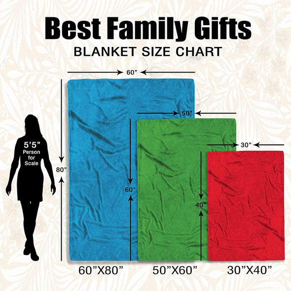 Best Blanket for Mom/Mother: Custom Name Design, Perfect Gift for Best Mom On Birthday, Mother's Day, Christmas, and Thanksgiving. Proudly Printed in the USA on Fleece or Sherpa Material.