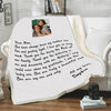 Mom Photo Blanket: Gift for Birthday, Thanksgiving Christmas Show your love with this Customized Blanket featuring the message Dear Mom You are My One & Only Proudly Printed in the USA on Luxurious Fleece or Sherpa. Perfect for Sons or Daughters to Give