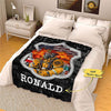 Customized Firefighter Blankets: Personalize with Name, Ideal for Firefighters' Gifts, Birthdays, Christmas, Thanksgiving - Top-Quality, Luxuriously Soft, and Cozy