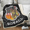 Customized Firefighter Blanket – Personalized with Name, Ideal Gift for Firefighters, Perfect for Birthdays, Christmas, and Thanksgiving. High-Quality, Premium, Super Soft, and Cozy Warmth