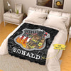 Customized Firefighter Blanket – Personalized with Name, Ideal Gift for Firefighters, Perfect for Birthdays, Christmas, and Thanksgiving. High-Quality, Premium, Super Soft, and Cozy Warmth