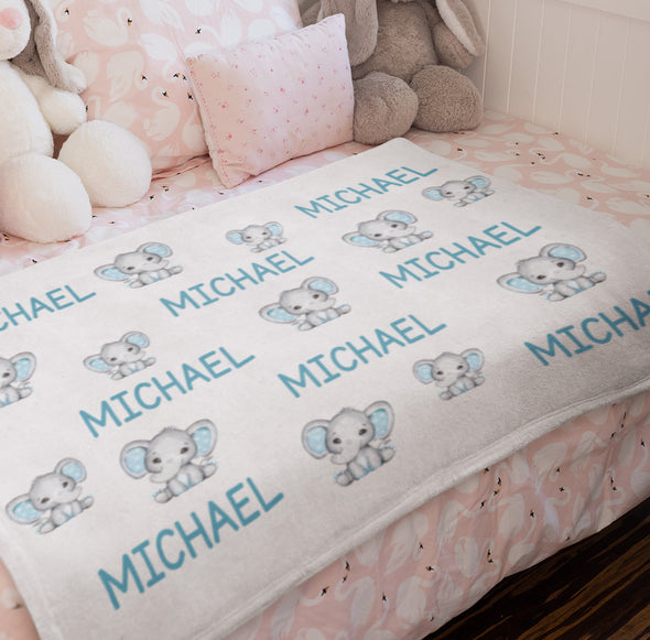Personalized Name Fleece Blanket For Kids
