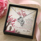Dear Wife You Are My Best Friend, Soulmate, Everything, Personalized Couple Jewelry, Love For Wife, Double Heart Necklace, Valentine's Day Gift, Name Pendant