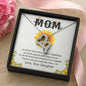To My Mom, I Need To Say I Love You Double Heart Pendant, Necklace For Mom With Message Card, Jewelry For Her, Gift For Mother's Day, Birthday, Silver Necklace