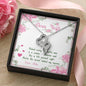 My Dear Wife You're The Secret Behind My Success, Pendant For Wife, Double Heart Necklace, Jewelry For Love, Personalized Gift, Couple Love Necklace, Birthday