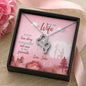 Dear Wife Every Love Story Is Beautiful But Ours Is My Favorite, Personalized Couple Accessories, Personalized, Double Heart Necklace, Gift For Wife, Jewelry