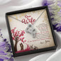 Dear Wife You Are My Best Friend, Soulmate, Everything, Personalized Couple Jewelry, Love For Wife, Double Heart Necklace, Valentine's Day Gift, Name Pendant
