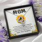 To My Mom, I Need To Say I Love You Double Heart Pendant, Necklace For Mom With Message Card, Jewelry For Her, Gift For Mother's Day, Birthday, Silver Necklace