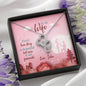 Dear Wife Every Love Story Is Beautiful But Ours Is My Favorite, Personalized Couple Accessories, Personalized, Double Heart Necklace, Gift For Wife, Jewelry
