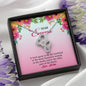 Dear Wife, You're The Other Part Of My Heart, Personalized Couple Accessories, Customized Double Heart Necklace, Gift For Her, Anniversary, Valentine's Gift