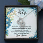 To My Wife, You Have Been A Blessing In My Life, Pendant For Wife, Custom Couple Accessories, Double Heart Necklace, Gift For Birthday, Valentine's Gift