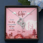 Dear Wife Every Love Story Is Beautiful But Ours Is My Favorite, Personalized Couple Accessories, Personalized, Double Heart Necklace, Gift For Wife, Jewelry