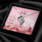Dear Wife Every Love Story Is Beautiful But Ours Is My Favorite, Personalized Couple Accessories, Personalized, Double Heart Necklace, Gift For Wife, Jewelry