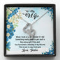 To My Wife, You Have Been A Blessing In My Life, Pendant For Wife, Custom Couple Accessories, Double Heart Necklace, Gift For Birthday, Valentine's Gift