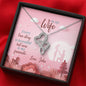 Dear Wife Every Love Story Is Beautiful But Ours Is My Favorite, Personalized Couple Accessories, Personalized, Double Heart Necklace, Gift For Wife, Jewelry