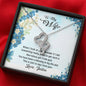 To My Wife, You Have Been A Blessing In My Life, Pendant For Wife, Custom Couple Accessories, Double Heart Necklace, Gift For Birthday, Valentine's Gift