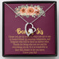 Forever Love Necklace For Sister, Necklace For Bonus Sister, Necklace For Sister, Pendant With Message Card