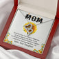 To My Mom, I Need To Say I Love You Double Heart Pendant, Necklace For Mom With Message Card, Jewelry For Her, Gift For Mother's Day, Birthday, Silver Necklace
