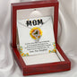 To My Mom, I Need To Say I Love You Double Heart Pendant, Necklace For Mom With Message Card, Jewelry For Her, Gift For Mother's Day, Birthday, Silver Necklace