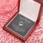 My Soulmate, Forever Love Necklace With Message Card, Jewelry For Her, Anniversary, Birthday, Gift For Her, Pendant For Her, Attractive Necklace With Message Card