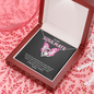 To My Soulmate, Forever Love Necklace With I May Not Be Your First Kiss But I Want To Be Your Last Message Card, Pendant For Her, Birthday, Anniversary, Gift For Her, Jewelry For Her