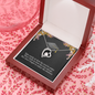 To A Beautiful Girl, Forever Love Necklace With Take Pride In How Far You've Come Message Card, Convocation Day Gift For Her, Pendant For Her, Jewelry For Her