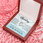 To My Mommy, Forever Love Necklace, Birthday, Mother's Day, Christmas, Anniversary, Gift For Her, Valentine's Day, Jewelry For Mom, Pendant For Mom