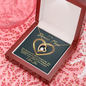 To My Bonus Mom, Forever Love Necklace, Necklace With Gift of Life Message Card For Her, Mother’s Day Gift Pendant For Her, Christmas, Birthday, Anniversary, Jewelry For Her