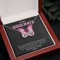 To My Soulmate, Infinity Hearts Necklace With I May Not Be Your First Kiss But I Want To Be Your Last Message Card, Pendant For Her, Birthday, Anniversary, Gift For Her, Jewelry For Her