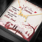 My Dear Wife I Promise I Will Love You With My Whole Heart, Valentine's Gift, Love For Her, Personalized Couple Gift, Jewelry, Love Scripted Necklace, Custom