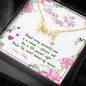My Dear Wife You're The Secret Behind My Success, Personalized Gift, Birthday, Couple Gift, Scripted Love Necklace, Anniversary, Couple Necklace, Love Pendant