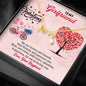 To My Wife, Girl Friend, Happiness For Me Is Loving You, Scripted Love Necklace, Couple Gift, Necklace With Message Card, Gift For Her, Gift For Wife