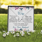 To My Wife, Infinity Hearts Necklace With I Will Always Be There Just Remember That Message Card, Jewelry For Her, Birthday, Gift For Her, Pendant For Her, Message Card