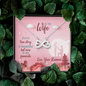To My Wife, Infinity Hearts Necklace With Our Love Story Is My Favourite Message Card, Birthday, Anniversary, Gift For Her, Jewelry For Her, Pendant For Her