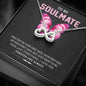 To My Soulmate, I love You Forever And Always, Gift For Love, Anniversary, Infinity Necklace, Silver Pendant For Wife, Jewelry, Couple Accessories, Couple Gift