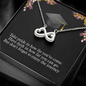 To A Beautiful Girl, Infinity Hearts Necklace With Take Pride In How Far You've Come Message Card, Convocation Day Gift For Her, Pendant For Her, Jewelry For Her