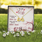 To My Wife, Infinity Hearts Necklace With I Promise You My Whole Life Message Card, Pendant For Her, Birthday, Gift For Her, Jewelry For Her, Anniversary Gift