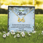 Mom, Infinity Hearts Necklace With For All The Times That I Forget To Thank You Message Card, Pendant For Her, Mother's Day Gift, Birthday, Anniversary Gift For Her, Jewelry For Her