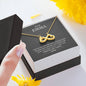 My Dear Wife, I Love You Forever And Always, Valentine's Gift, Birthday, Anniversary, Customized Infinity Necklace, Love Pendant, Personalized Name Jewelry