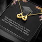To A Beautiful Girl, Infinity Hearts Necklace With Take Pride In How Far You've Come Message Card, Convocation Day Gift For Her, Pendant For Her, Jewelry For Her