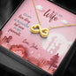 To My Wife Every Love Story Is Beautiful but Ours Is My Favorite, Customized Infinity Necklace, Custom Couple Gifts, Personalized Gift, Anniversary, Birthday