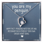 You Are My Penguin, Forever Love Necklace With Message Card, Birthday, Anniversary Gift For Wife, Jewelry For Her, Pendant For Her, Gift For Wife From Husband