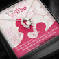 To My Mom, You are The Greatest Mom In The Whole World, Necklace for Mom, Gold/Silver Necklace, Pendant With Message Card, Jewelry For Her