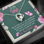 Valentine's Day Gift for Wife, You Transformed My Life Heart Shape Pendant, Couple Collection, Valentine's Day Necklace, Gift for Birthday, Anniversary