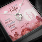 Dear Wife Every Love Story Is Beautiful But Ours Is My Favorite, Anniversary, Personalized Gift, Gift For Her, Gift For Wife, Couple Accessories, Heart Necklace
