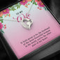 Couple Gifts, Jewelry for Her, Gold/silver Necklace With Message Card, To My Wife You Are the Part of My Life Necklace, Forever Silver Heart Necklace for Valentine's Day