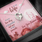 To My Wife Every Love Story Is Beautiful but Ours Is My Favorite Heart Pendant, Birthday, Sliver/gold Pendant, Valentine's Day, Anniversary, Couple Collection