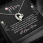 Mom, I Appreciate All that You Have Done For Me, Gold/Silver Pendant With Message Card, Jewelry For Her, Mother/Daughter Gift Ideas