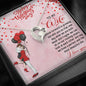 Couple Collection for Valentine's Day, Gold/silver Necklace, Necklace With Message Card, to My Wife I Look Forward to Growing Old With You Necklace, Couple Jewelry