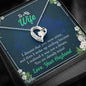 To My Wife You Are Mine Heart Pendant, Couple Collection, Valentine's Day, Christmas, Necklace With a Beautiful Message Card, Gift for Birthday, Anniversary